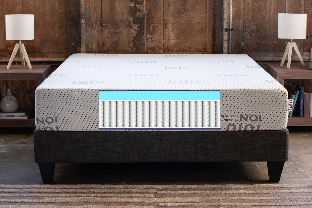 The Lulu Hybrid 11in Memory Foam Mattress